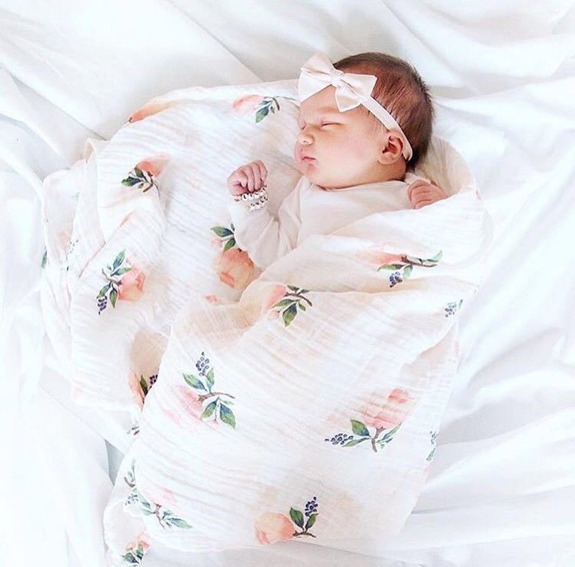 Home Textiles Blanket - Rosa 120x120cm 70% bambu 30% algodão