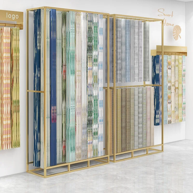 Home Textiles Exhibition - Expositor grande para loja de cortinas,