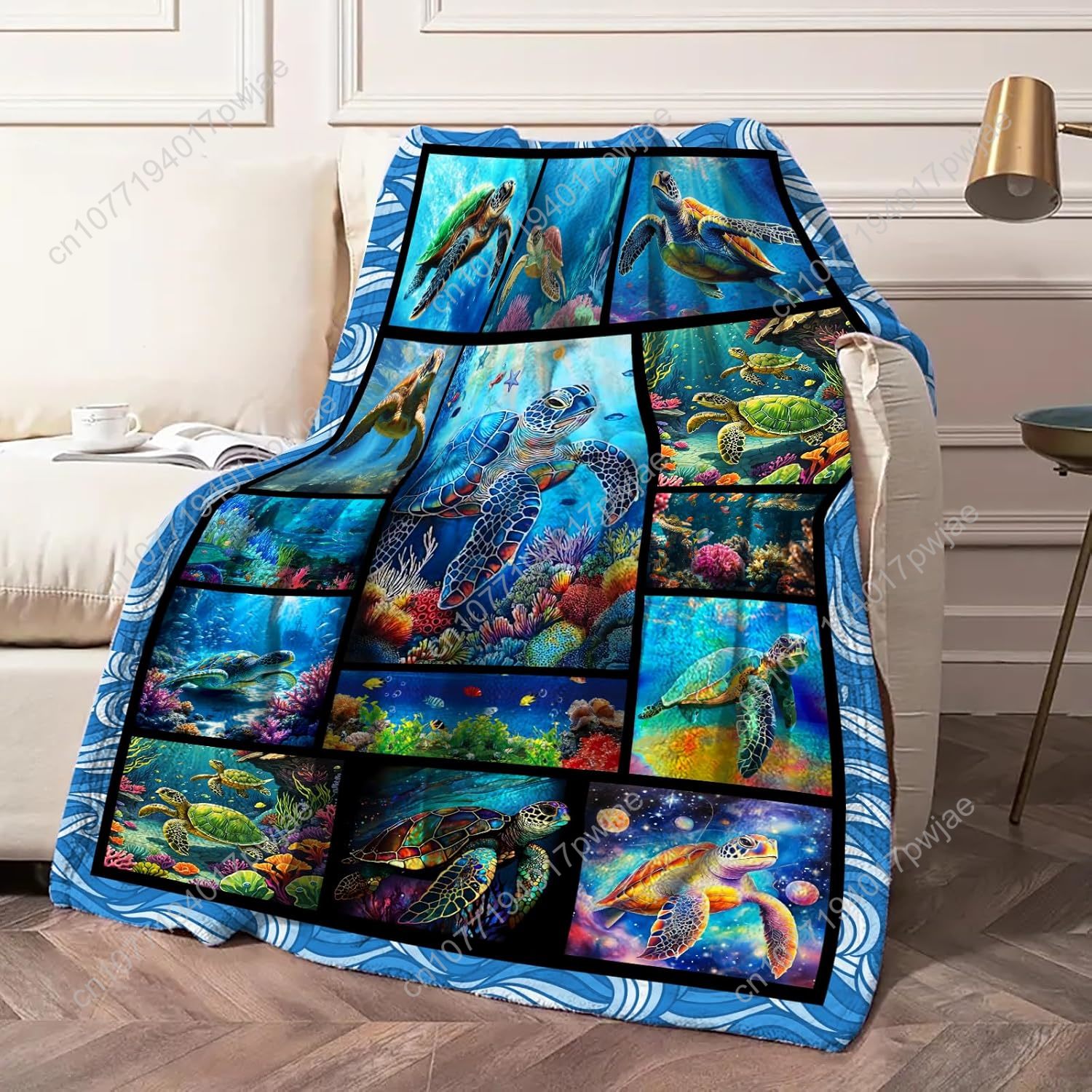 Cobertor de flanela de tartaru - Home Textiles Blanket avaliação e preço