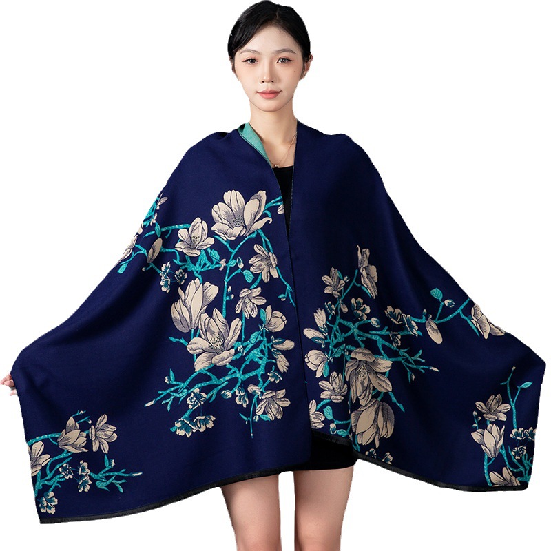 Mulheres inverno xale cachecol - Home Textiles Blanket avaliação e preço