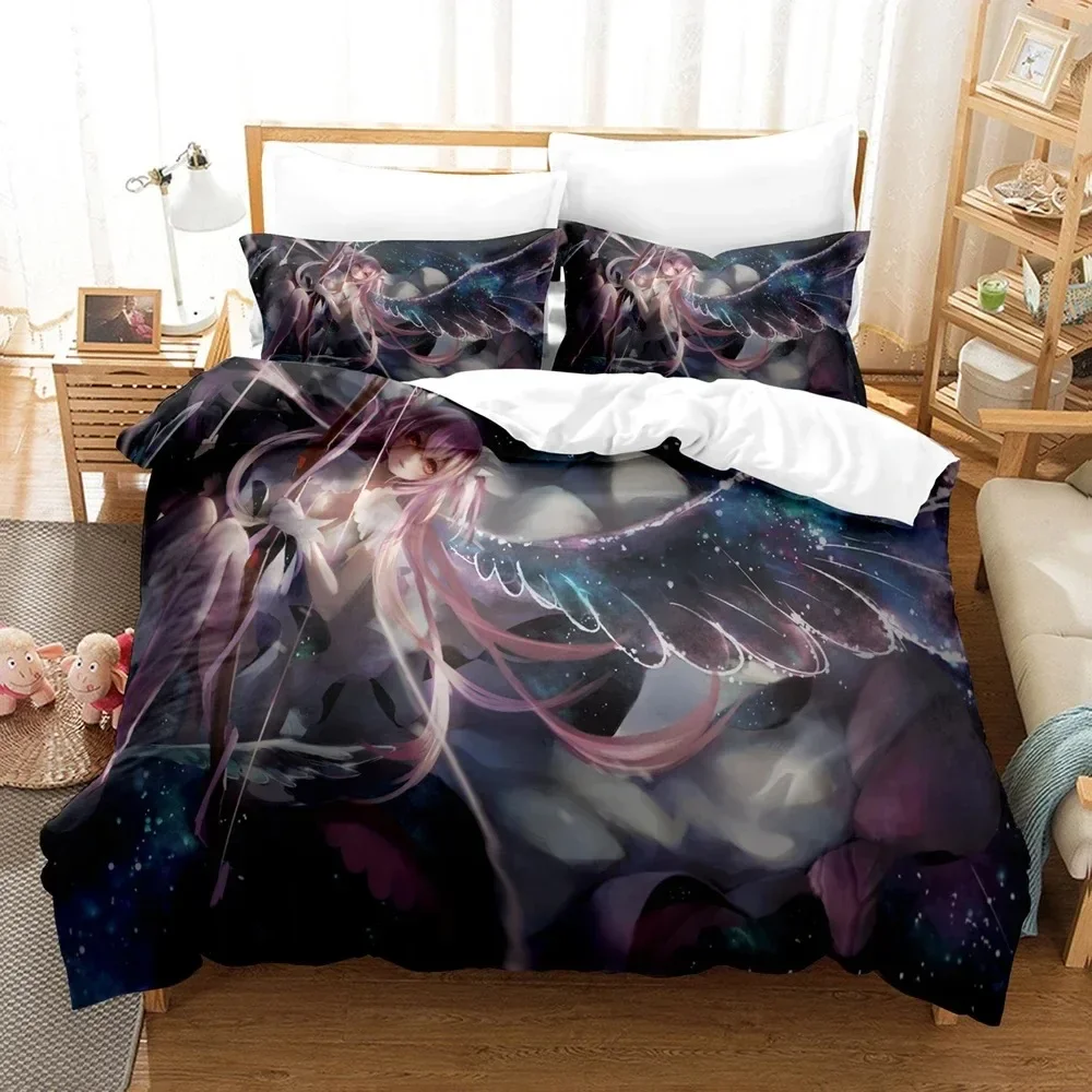 Moda superior 3d puella magi m - Linen Duvet Cover avaliação e preço