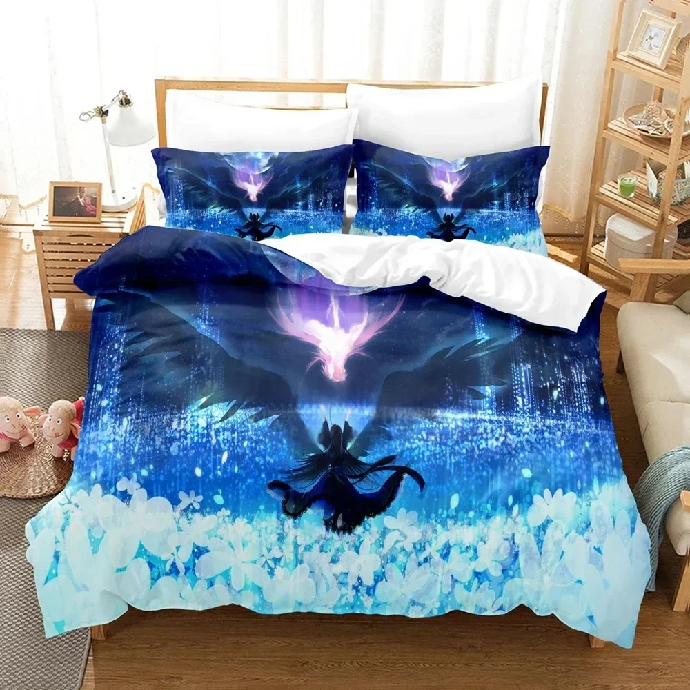 Moda superior 3d puella magi m - Linen Duvet Cover avaliação e preço