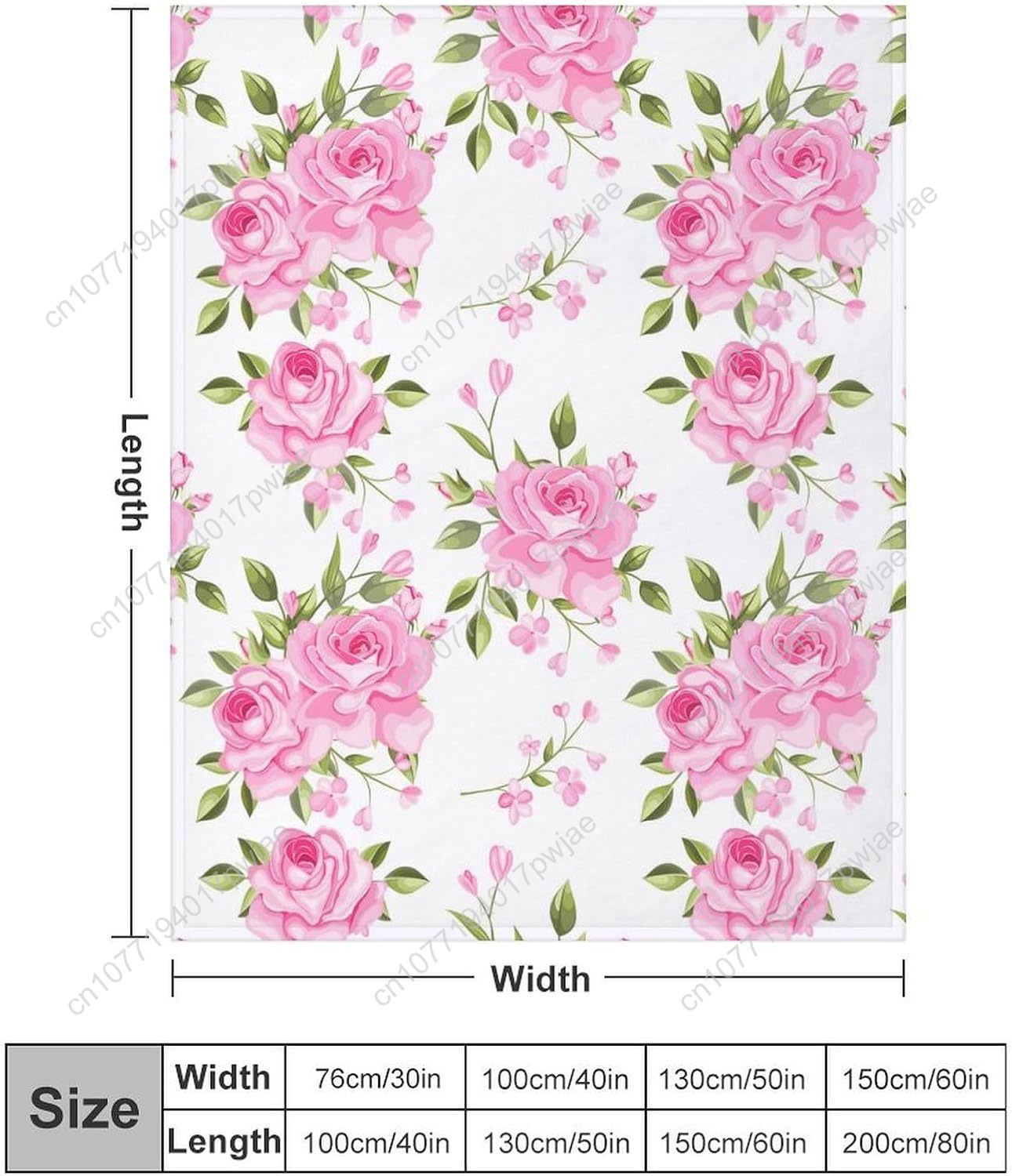 Flor rosa lance cobertor decor - Home Textiles Blanket avaliação e preço