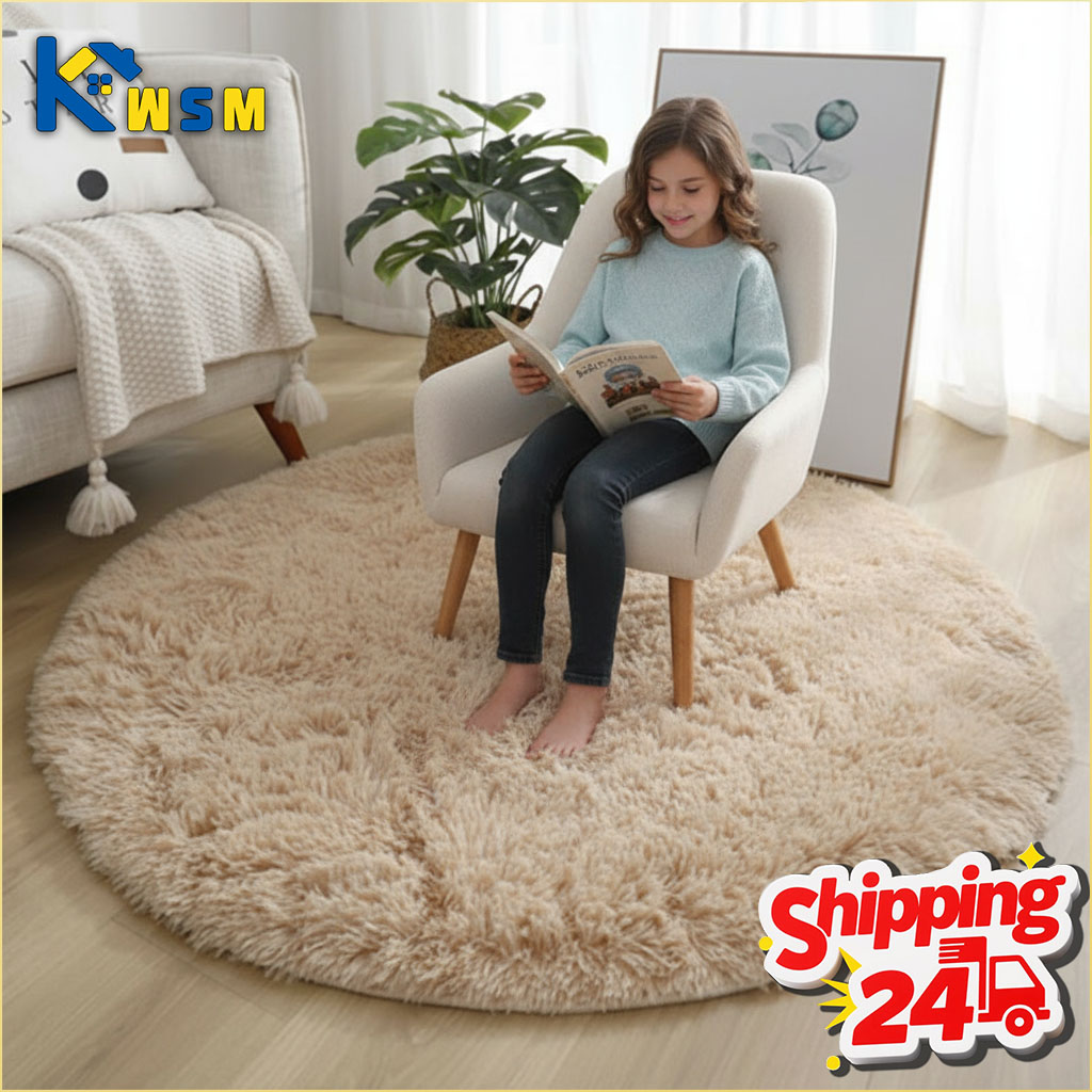Tapete redondo super macio e f - Home Textiles Super Soft avaliação e preço