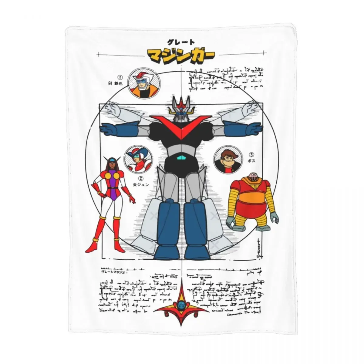 Cobertor de Veludo Mazinger Z  - Home Textiles Super Soft avaliação e preço
